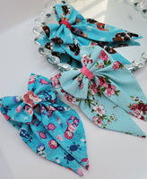 Printed Fabric Bow Mini  Coquette