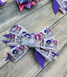 Cute hair Bows for girl, set of two k-pop inspired Bow