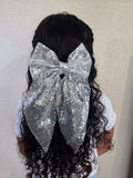 Sequin fabric hair Bow for girl, 6 different colors