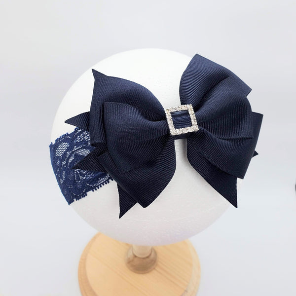 Ribbon Bow with lace headband
