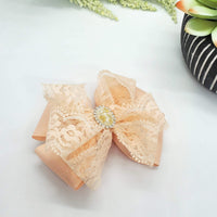 Elegant Ribbon with Lace Bow