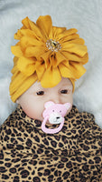 Amber color Baby Turban