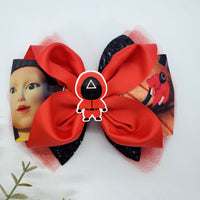 Squid Game Inspired Hair Bow